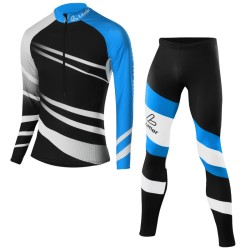 Löffler Damen Langlauf Rennanzug WorldCup 2020 schwarz-topasblau